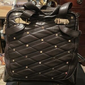 👛SOLD👛 L.A.M.B. Lucren Saxon Bowler Leather Tote/Handbag